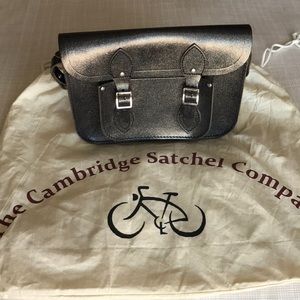 Cambridge Satchel Company 11in black multi glitter